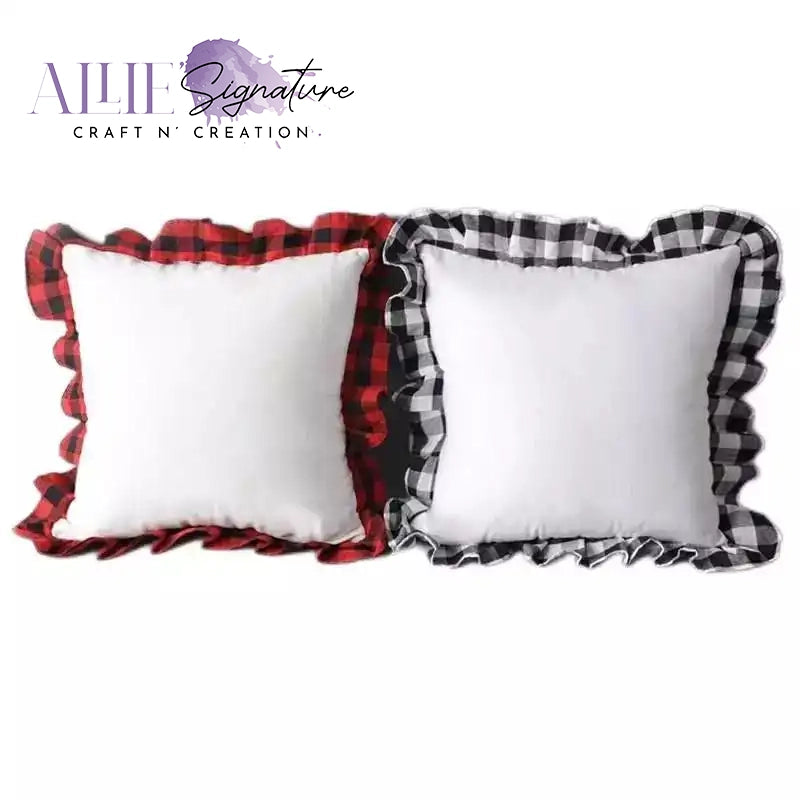 Sublimation Pillow Covers/sublimation Pillow Case Blanks/buffalo Plaid  Sublimation/buffalo Plaid Pillow Blanks/16 X16 Pillow Case/blanks 