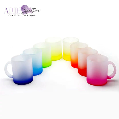 11oz Sublimation Transparent Glass Mug