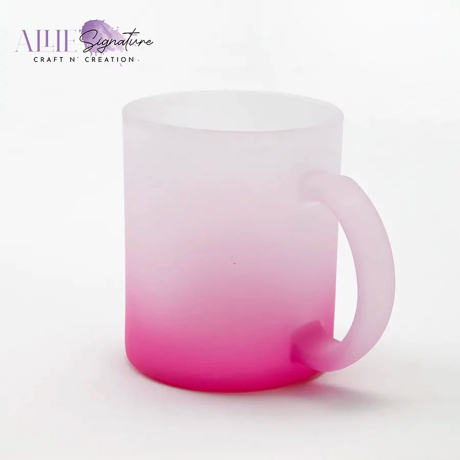 11oz Sublimation Transparent Glass Mug