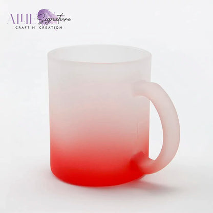 11oz Sublimation Transparent Glass Mug