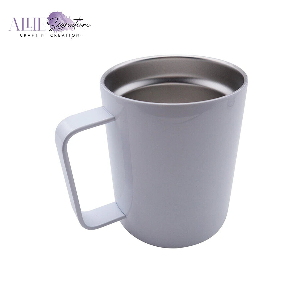 12oz Stainless Steel Sublimation Mug with Lids and Handle