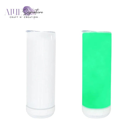 20oz Slim Glow Sublimation Speaker Tumbler