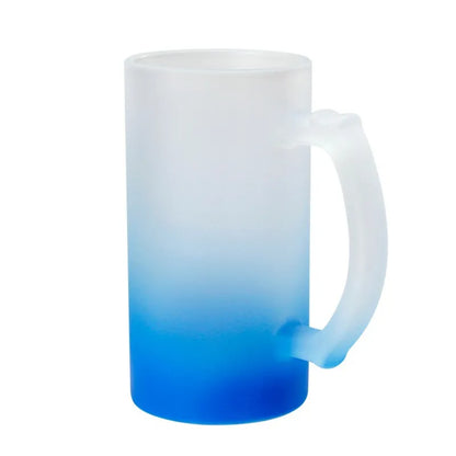 Sublimation Glass Frosted Beer Mugs 16oz