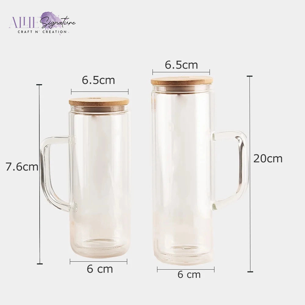 Double Wall Glass with Handle 