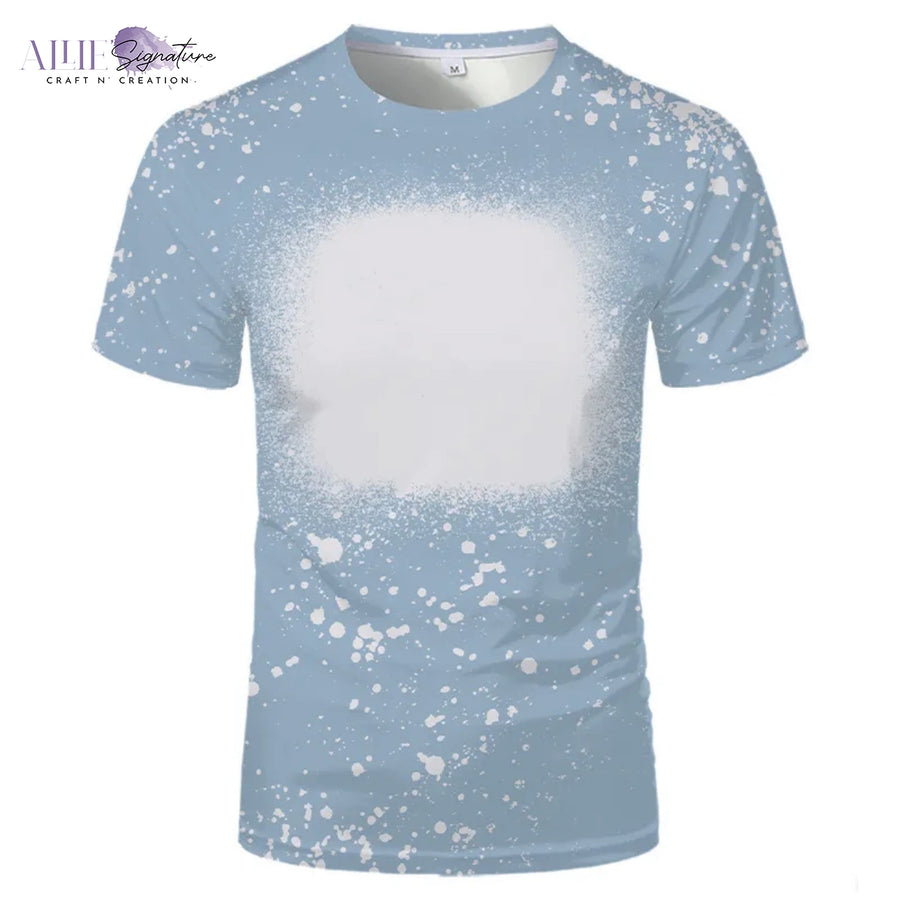 Buy White Sublimation T-Shirt with Blue and Red Pattern for Men