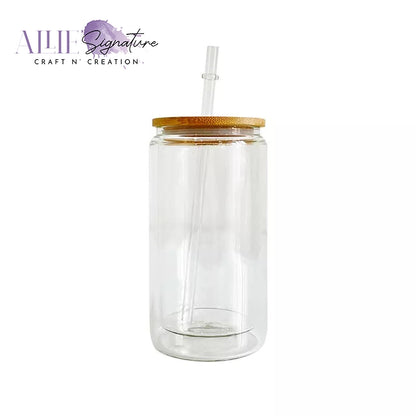 Double Glass Snow Globe Tumbler for Sublimation