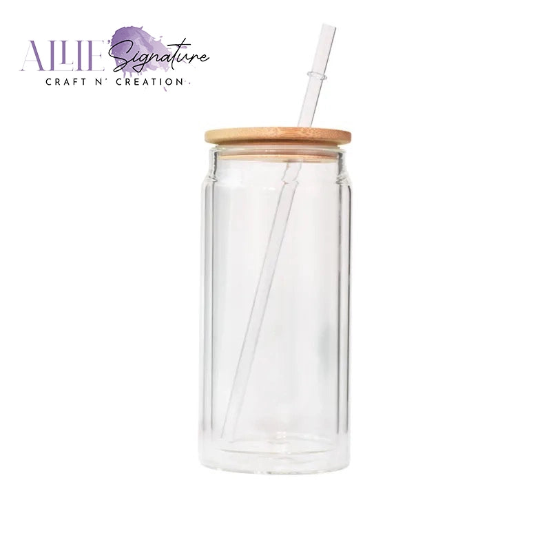 Double Glass Snow Globe Tumbler for Sublimation