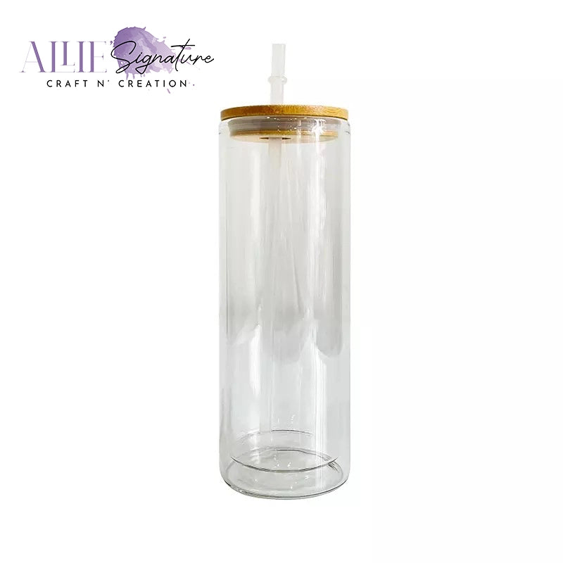 Double Glass Snow Globe Tumbler for Sublimation