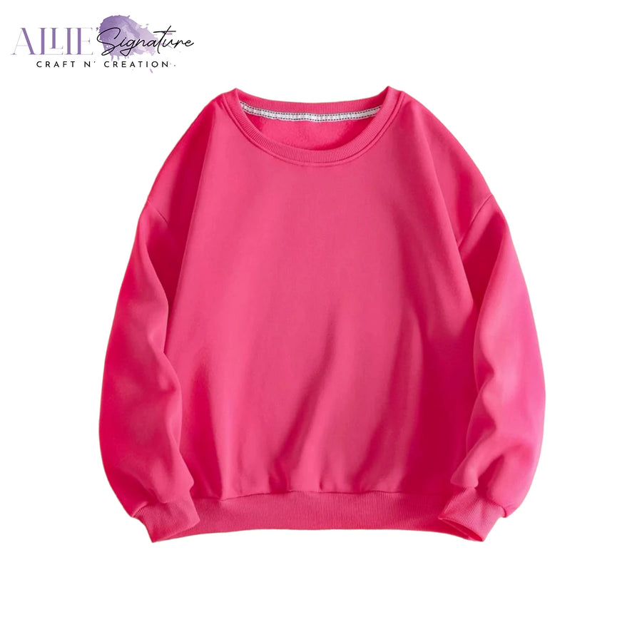 Sublimation Sweatshirt Polyester, Christmas Women'S Padded Round Neck Long  Sleeve Tops Cute Print Sweatshirts Vintage Swearshirt For Women Pink  Sweatshirt Merry Sweatshirt (S, Black) at  Women's Clothing store