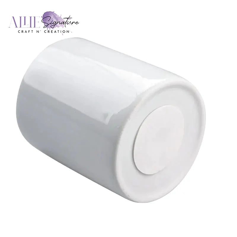 White Ceramic Sublimation Piggy Bank